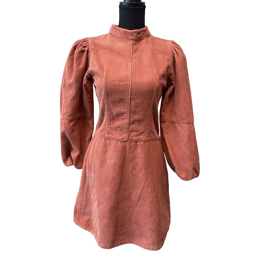 VTG Y2K Puffer Mauve Dress